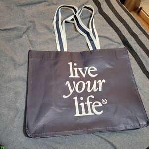 American Eagle Live Your Life Tote Bag Shopping Bag Recycled Plastic
